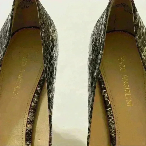 Enzo Angiolini Womens Eamaiven Pewter Heels Shoes 9.5M Party cocktail wedding - Picture 12 of 13
